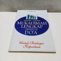 Contoh-contoh Mukadimah Lengkap Disertai Do'a